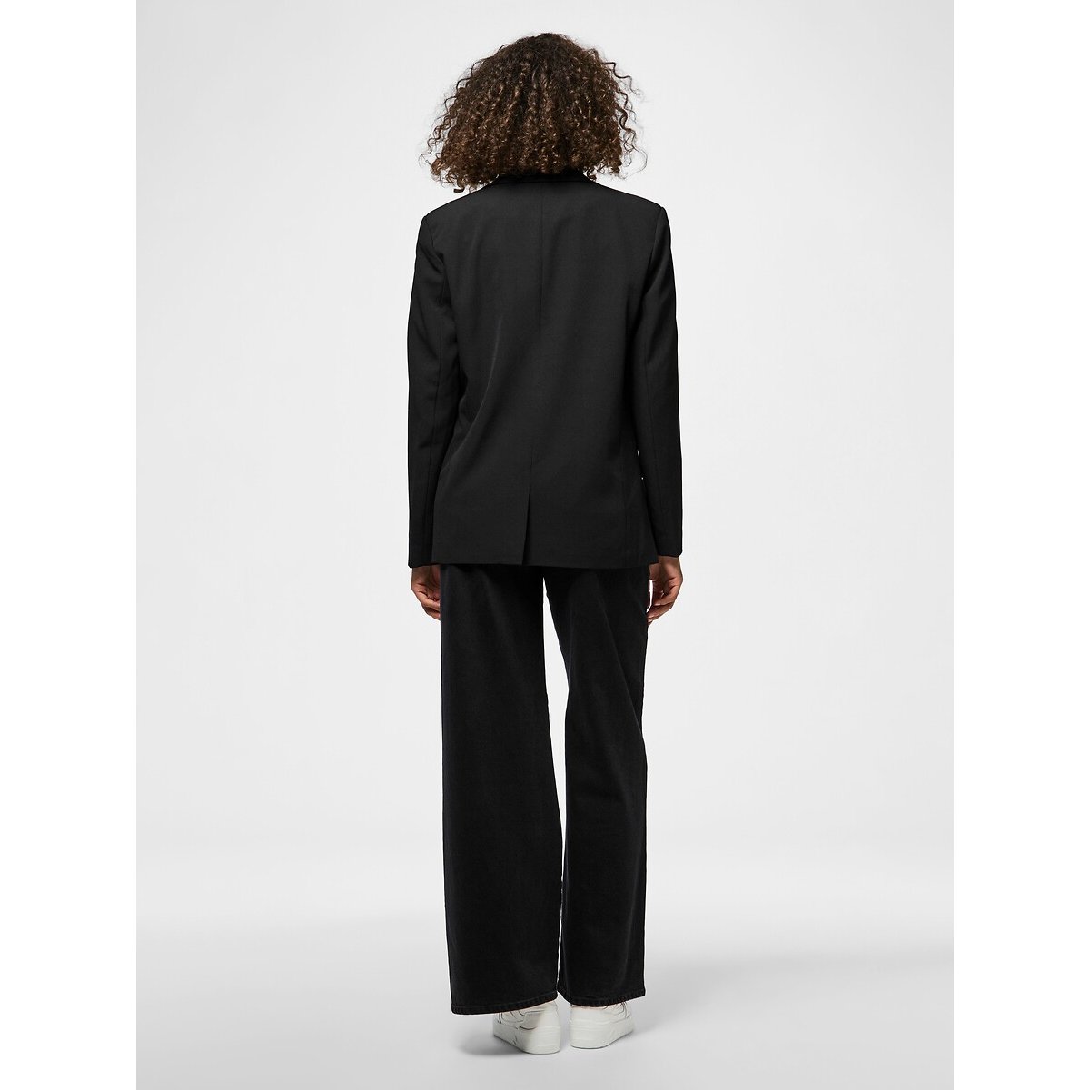 Blazer mit Leopardenfutter schwarz, PIECES