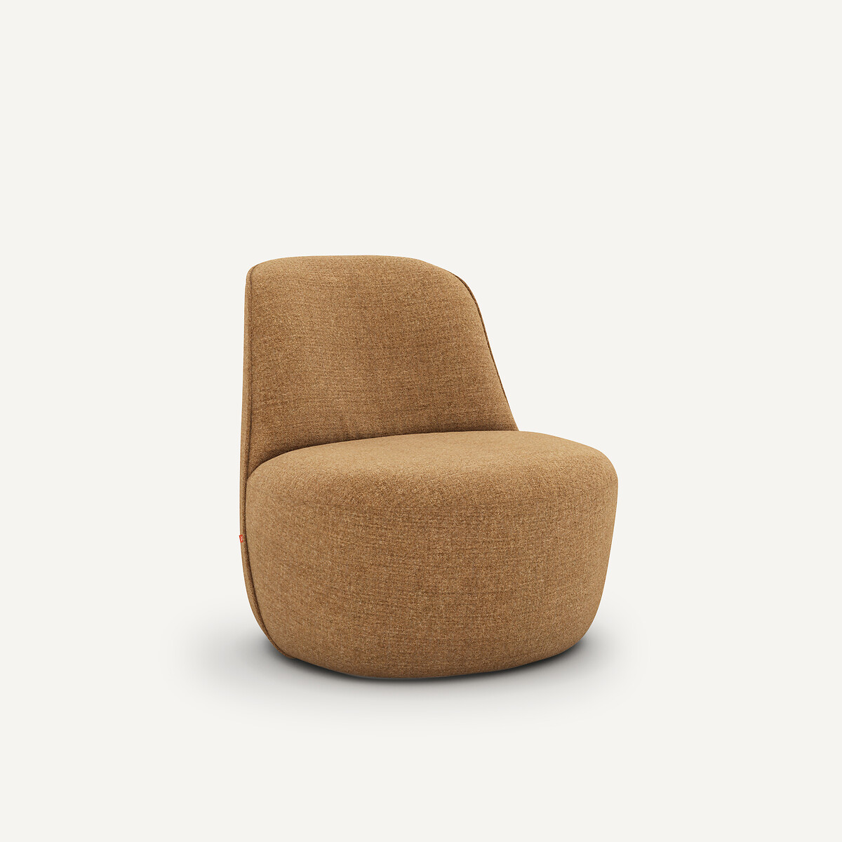 Fauteuil pivotant chenille recyclée, ROSEBURY bronze, AM.PM X EMMANUEL GALLINA