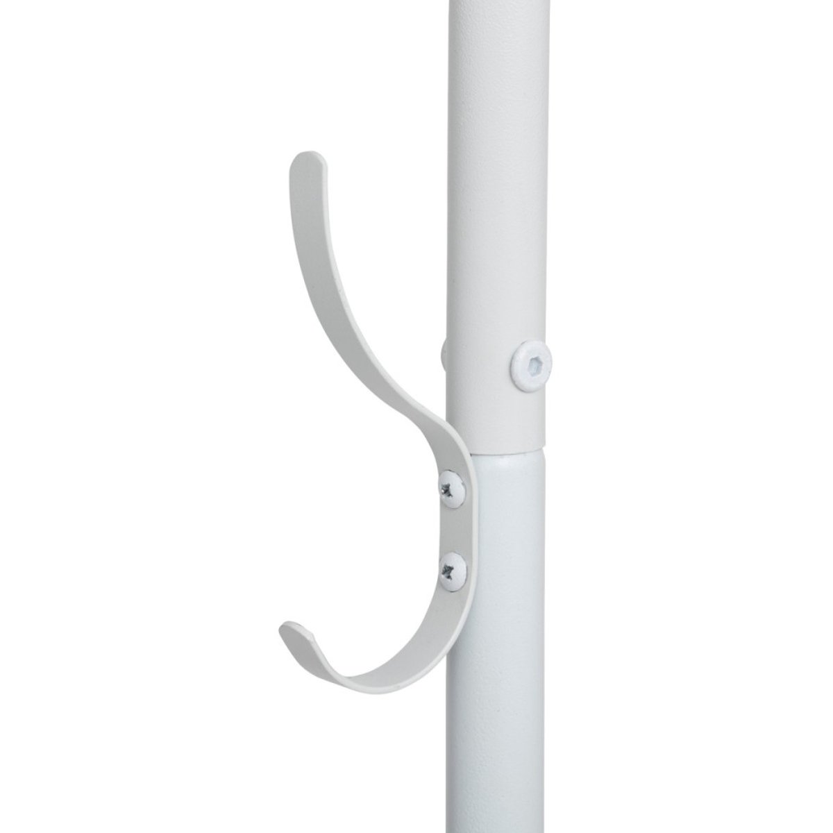 Portant à Vêtements Avec Patères En Métal Blanc blanc, ATMOSPHERA