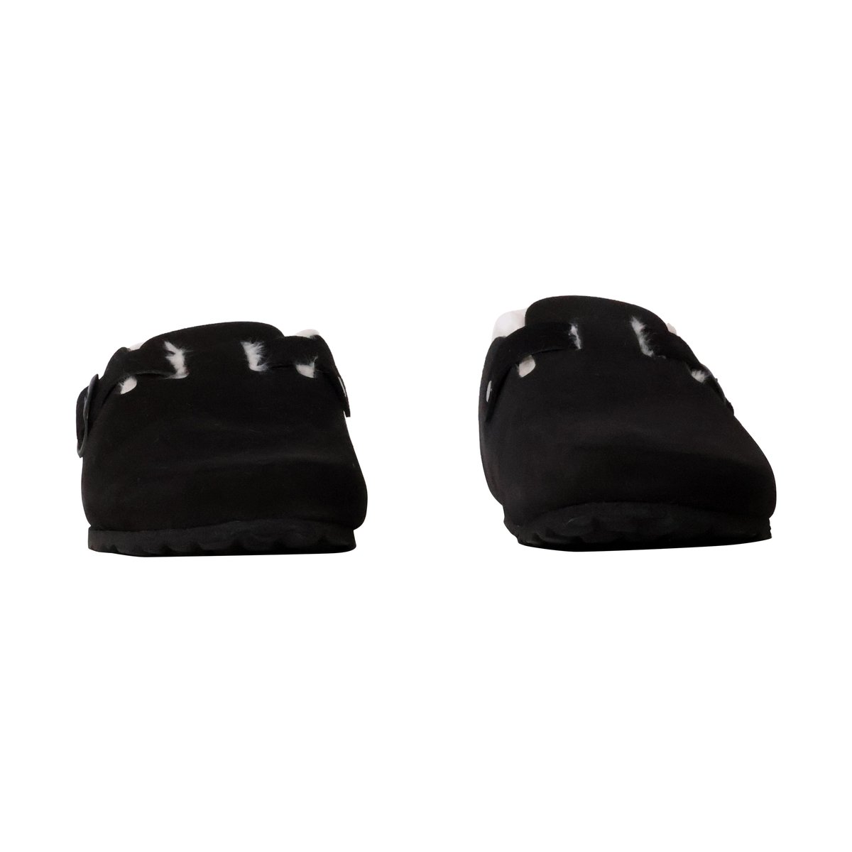 Mules Cuir Gilboa noir, THE DIVINE FACTORY