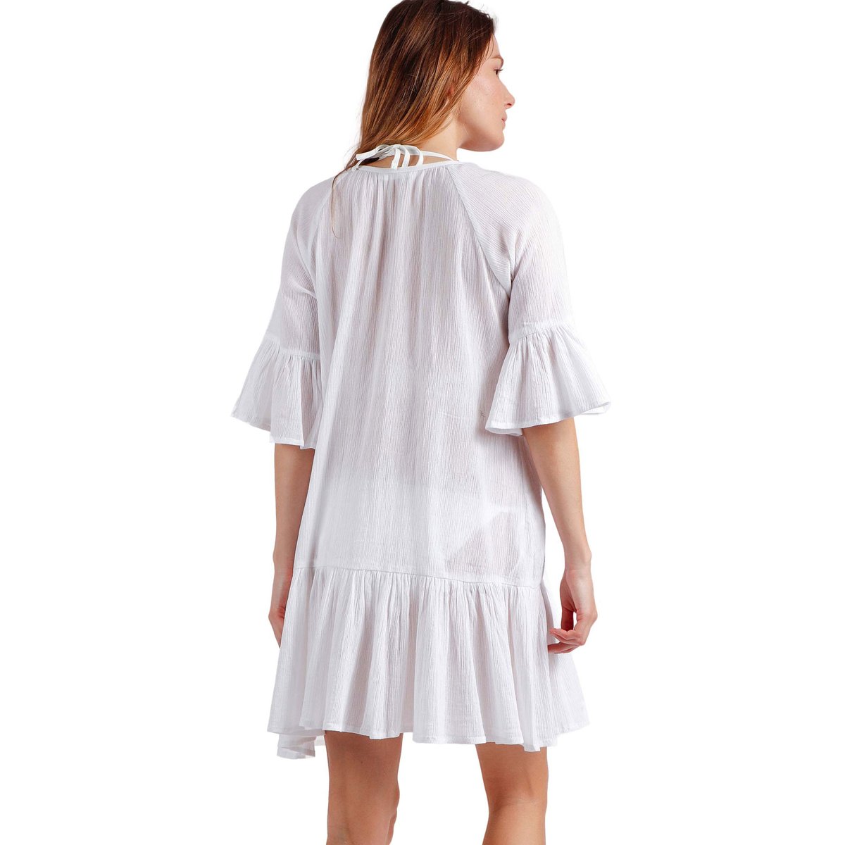 Robe estivale Paradise blanc, ADMAS