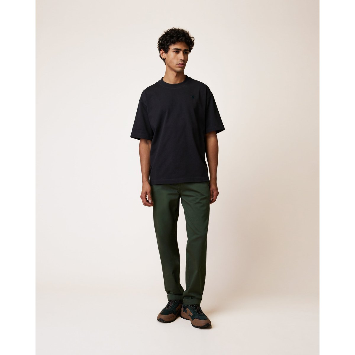 T-shirt en maille noir, FAGUO