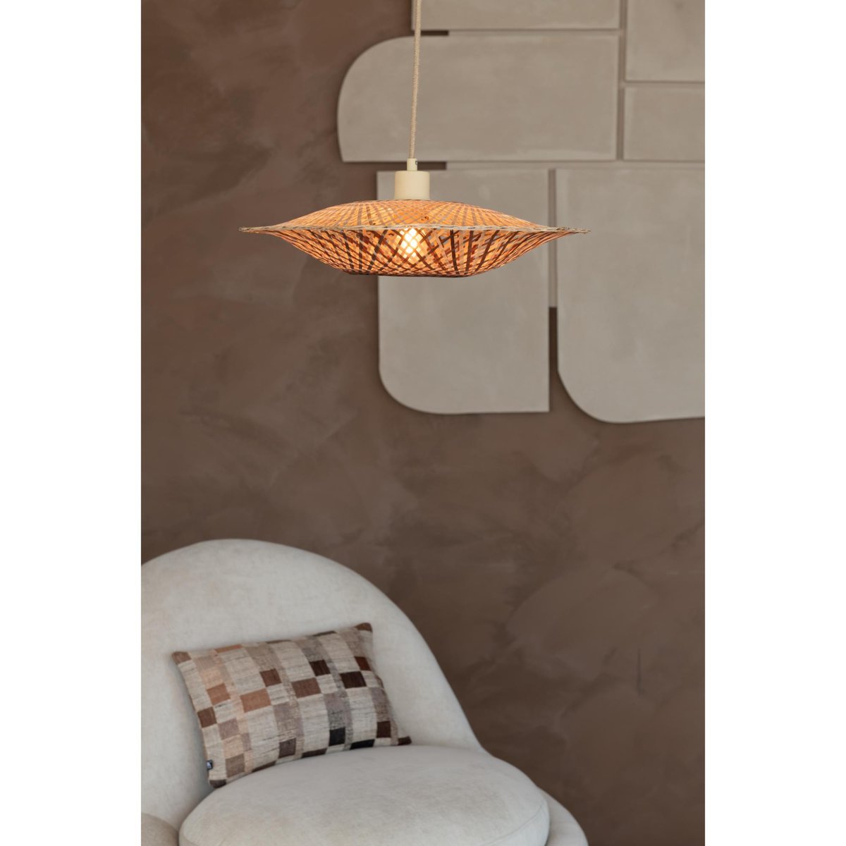 Lampe Suspendue Bambou MADURA brun, GOOD & MOJO