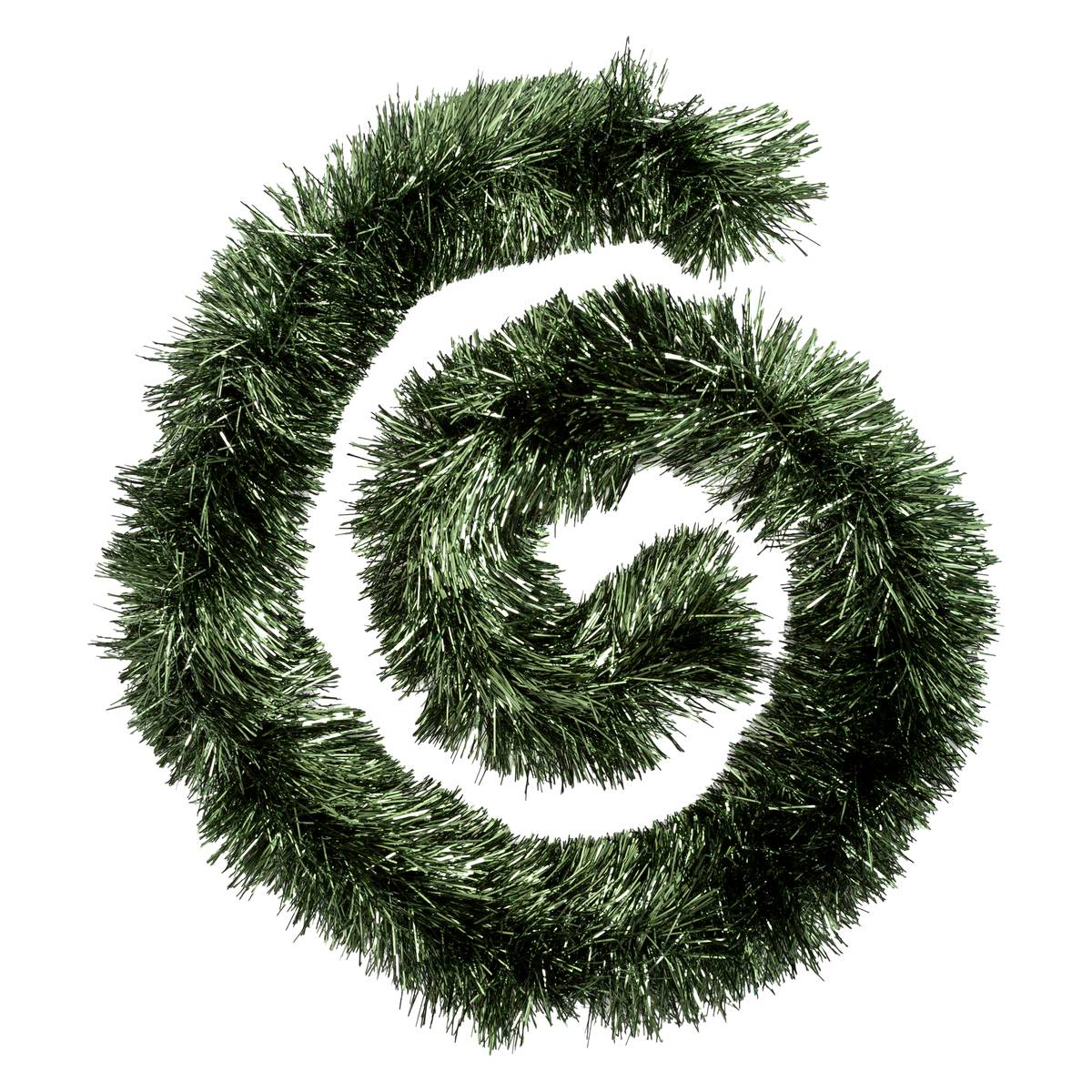 Guirlande de noël "Boa" brin fin olive 150x8x2m vert clair, ATMOSPHERA