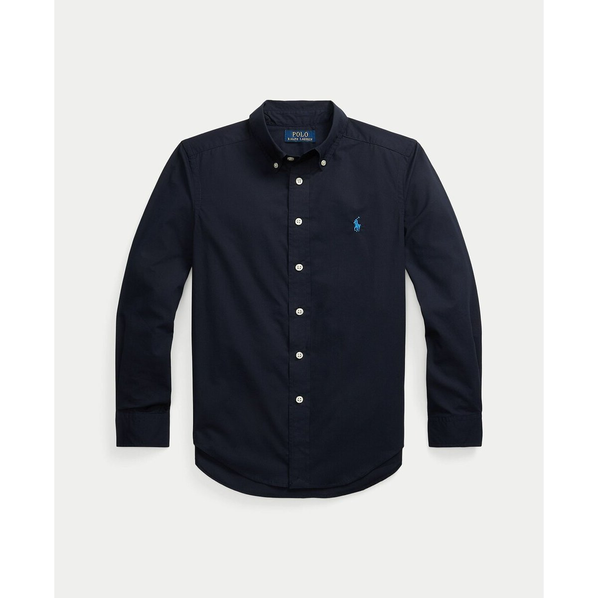 Camicia a maniche lunghe blu marino, POLO RALPH LAUREN