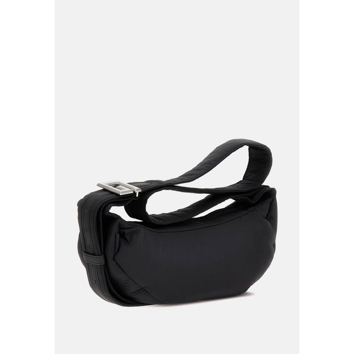 Mini Sac À Bandoulière Catania Nylon noir, GUESS