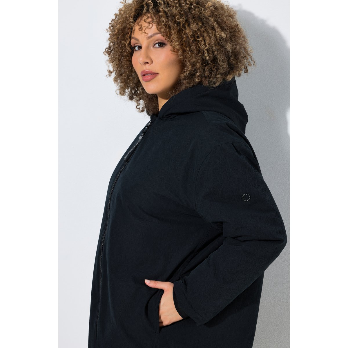 Parka technique HYPRAR à capuche noir, ULLA POPKEN