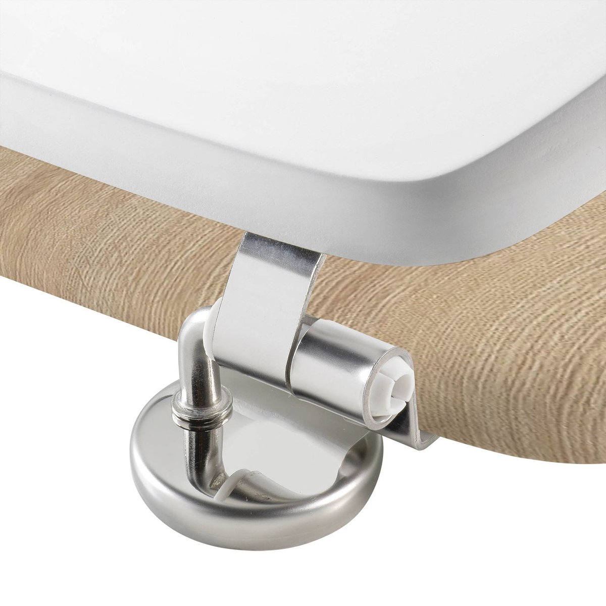 Abattant WC motif palmier VARADERO blanc, TOILINUX