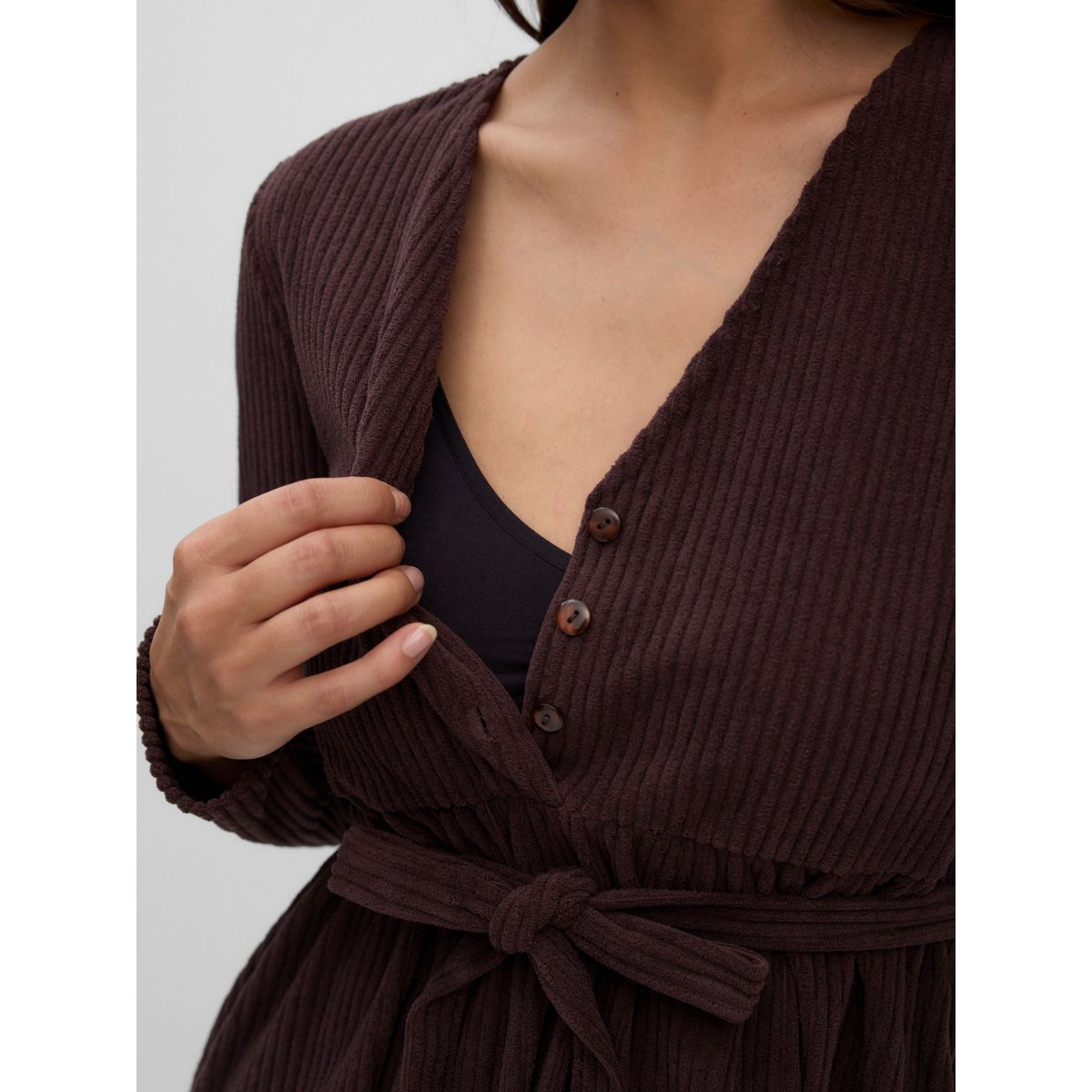 Robe chocolate plum, MAMA LICIOUS