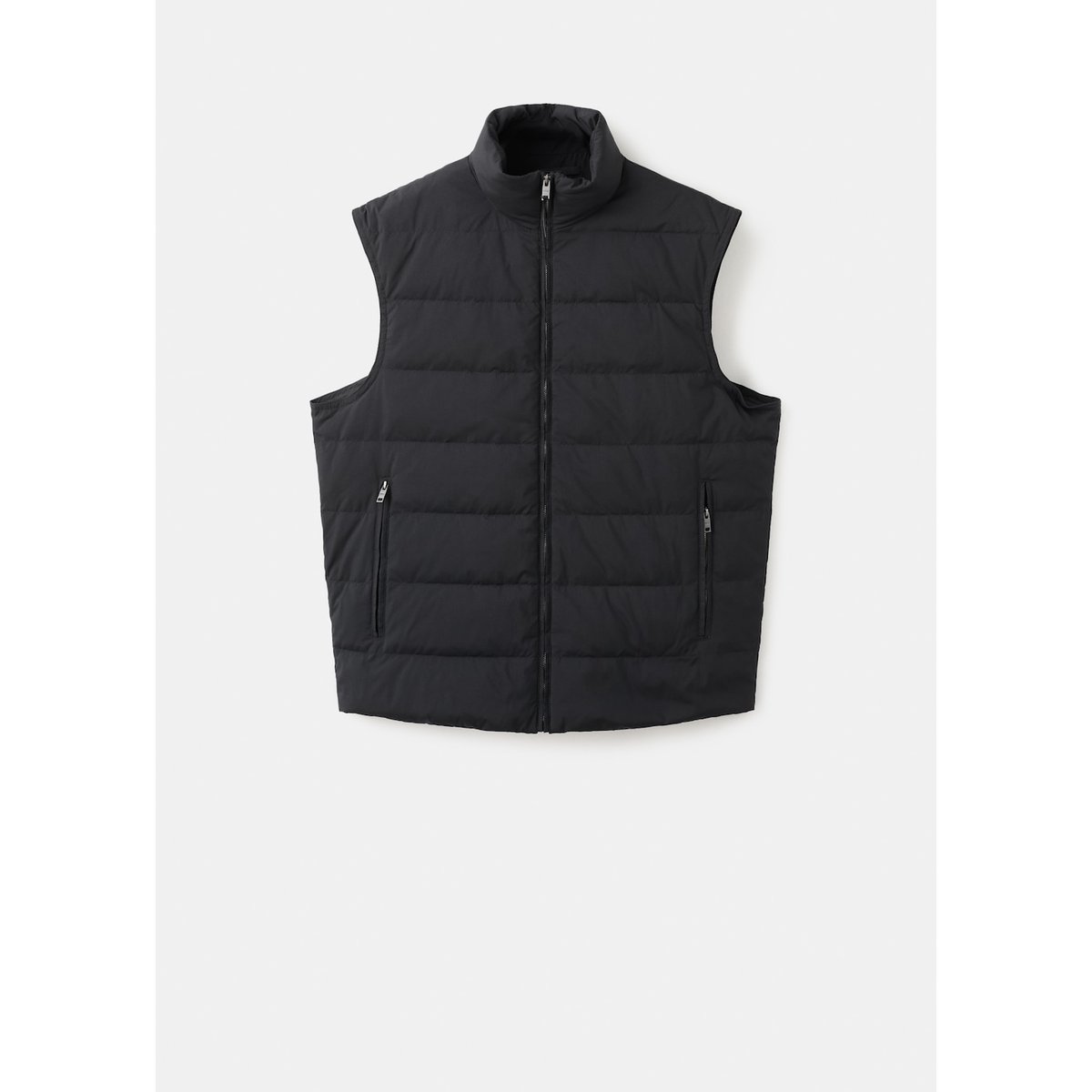 Gilet matelassé rembourrage duvet et plumes noir, MANGO MAN