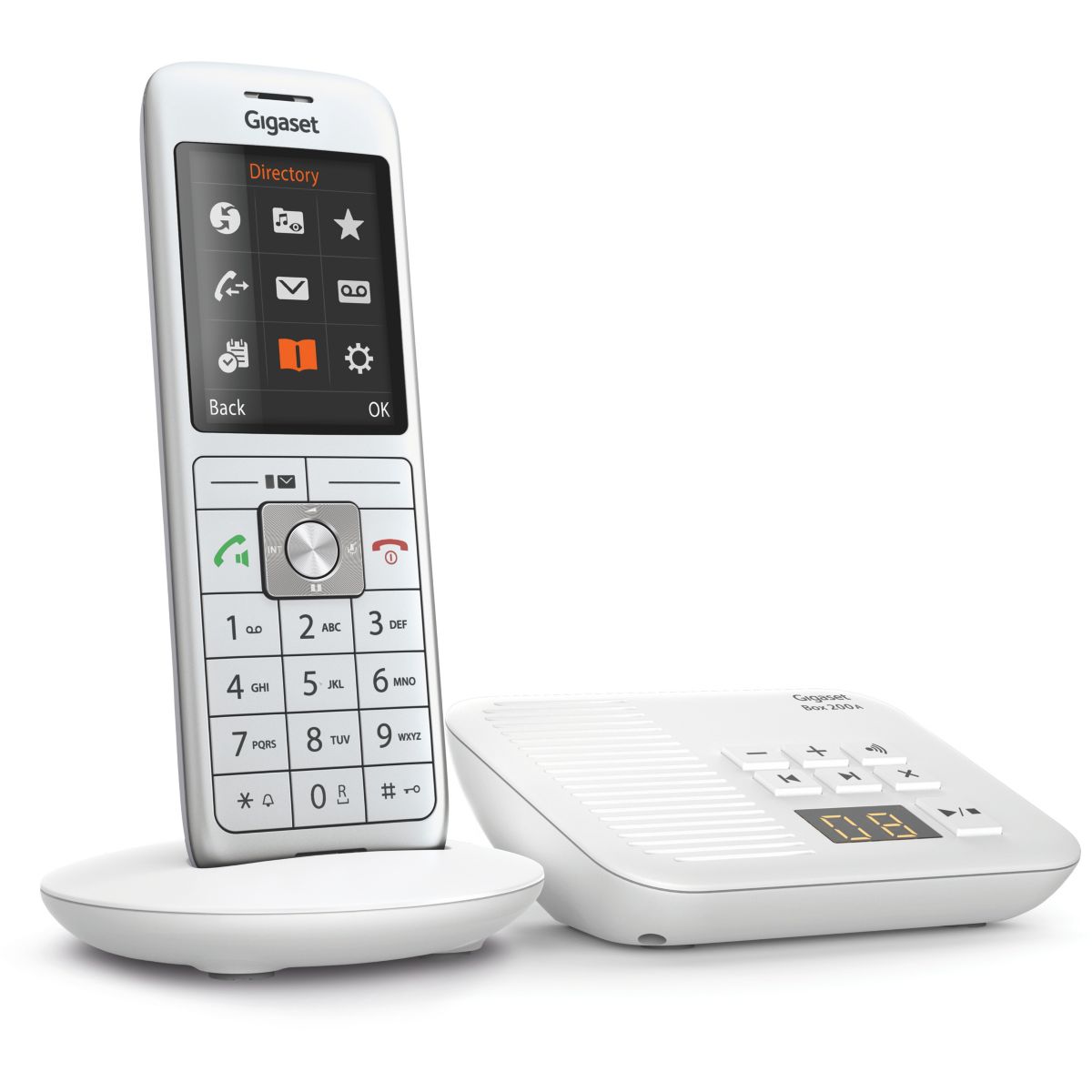 Téléphone sans fil CL660A BLANC blanc, GIGASET
