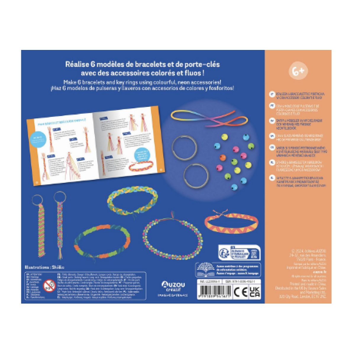Mon Coffret d artiste - Mes creations fluos multicolore, EDITIONS AUZOU