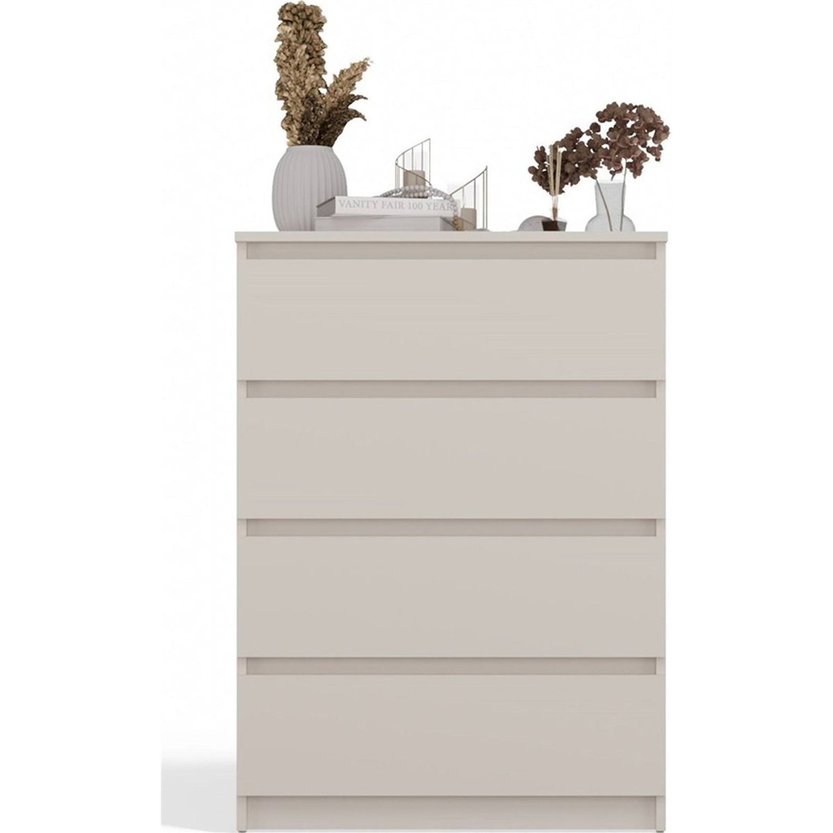 Commode haute 4 tiroirs collection MALWA cachemire, RECOLLECTION