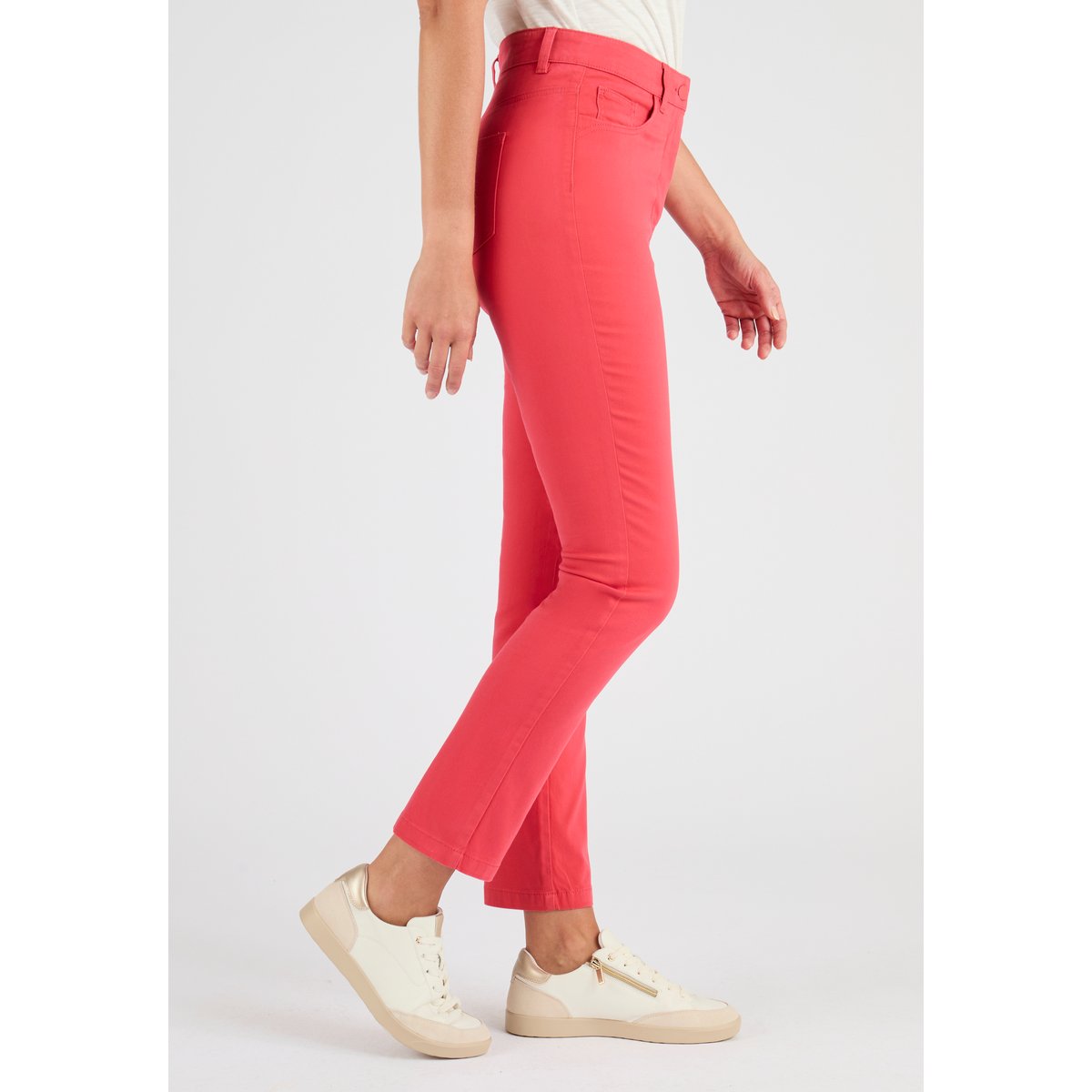 Pantalon 7/8ème slim Perfect Fit rose rouge, DAMART