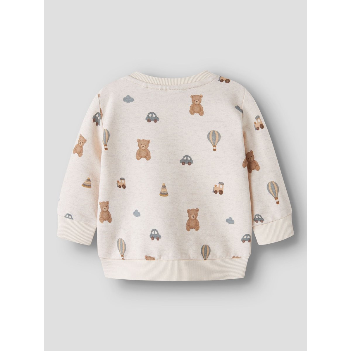 Sweat-Shirt blanc - peyote melange1, NAME IT