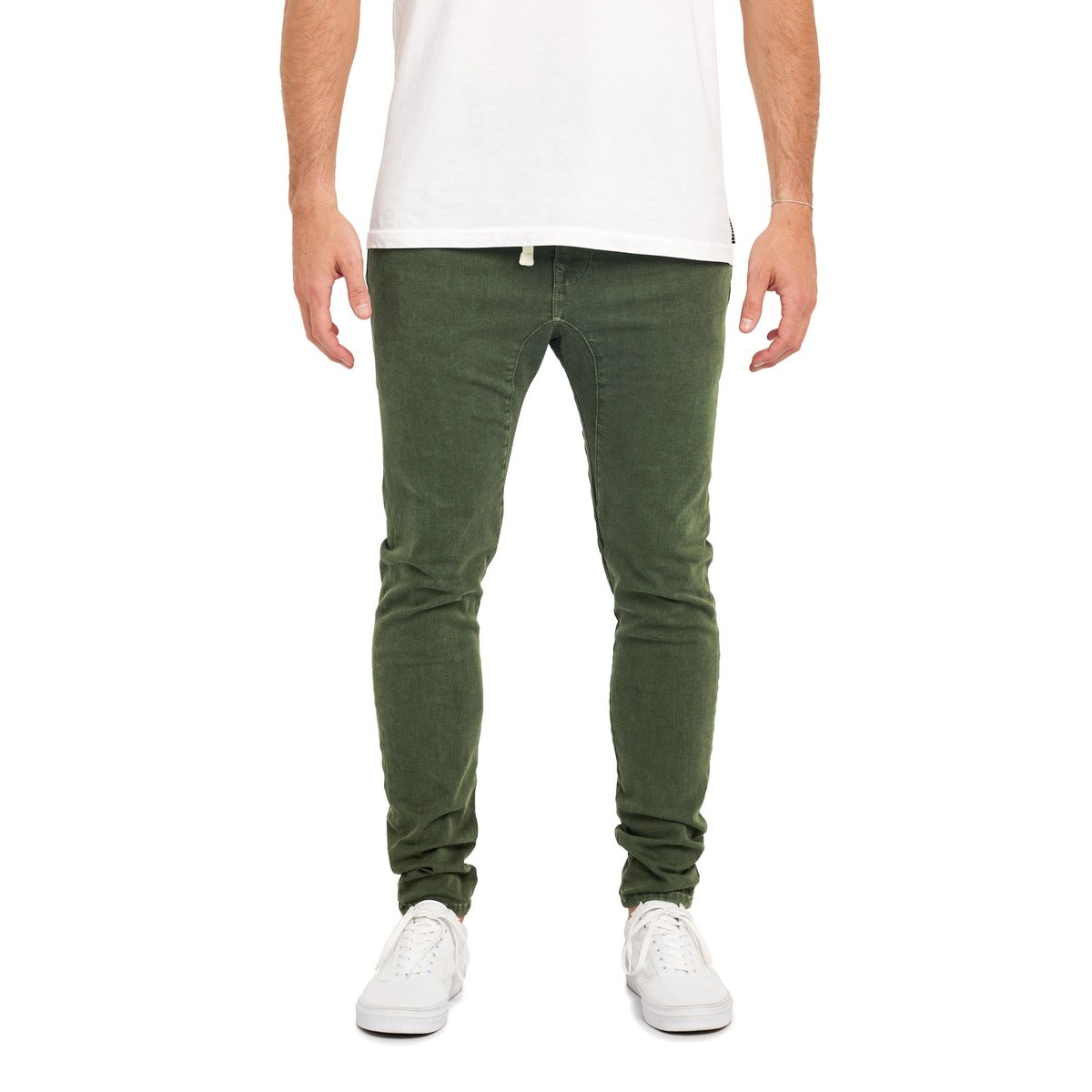 PANTALON TAPERED TIGER vert, PULLIN