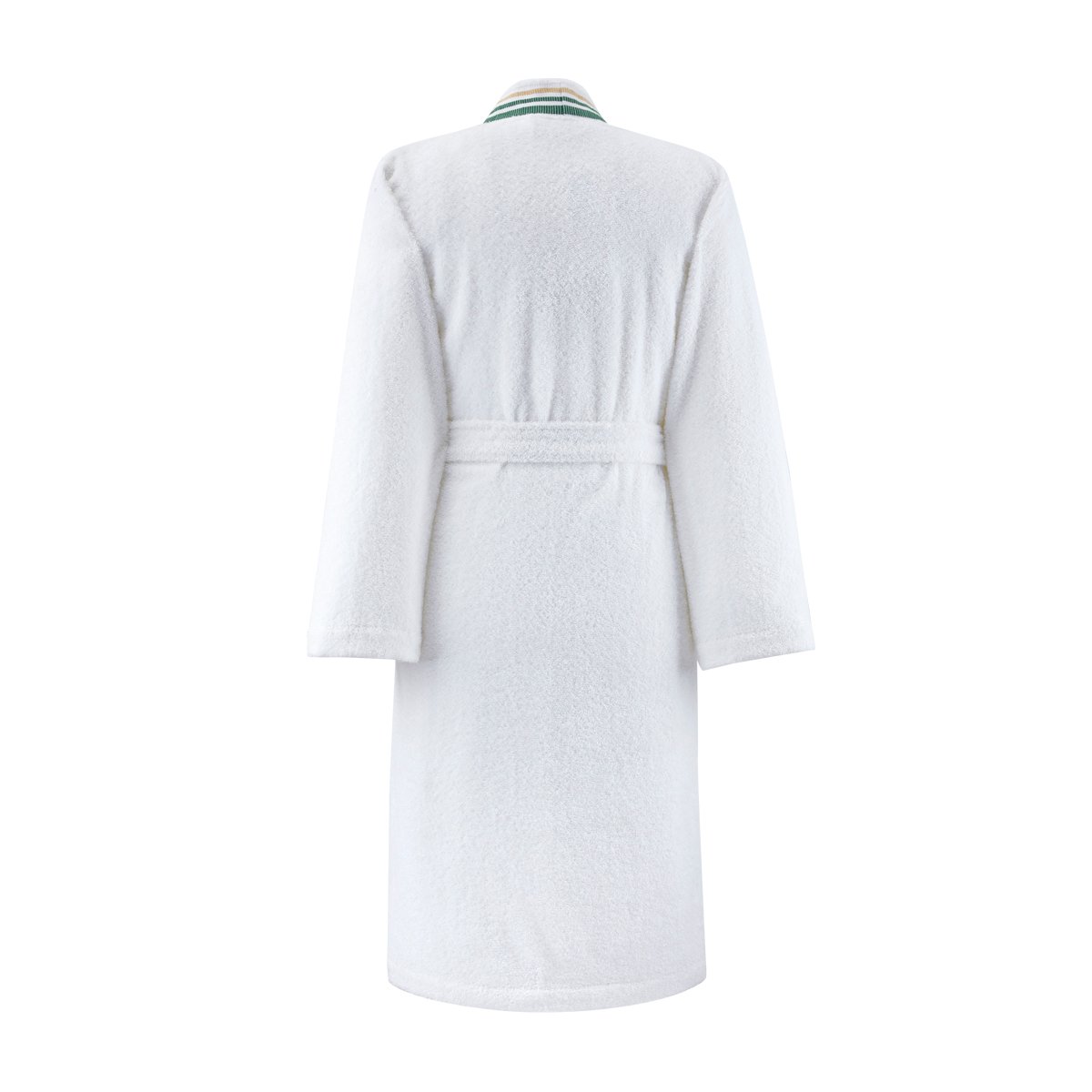 Peignoir de bain en coton, L SCORE blanc, LACOSTE HOME