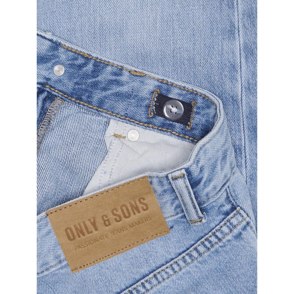 Coupe Regular light blue denim 1, ONLY & SONS JUNIOR