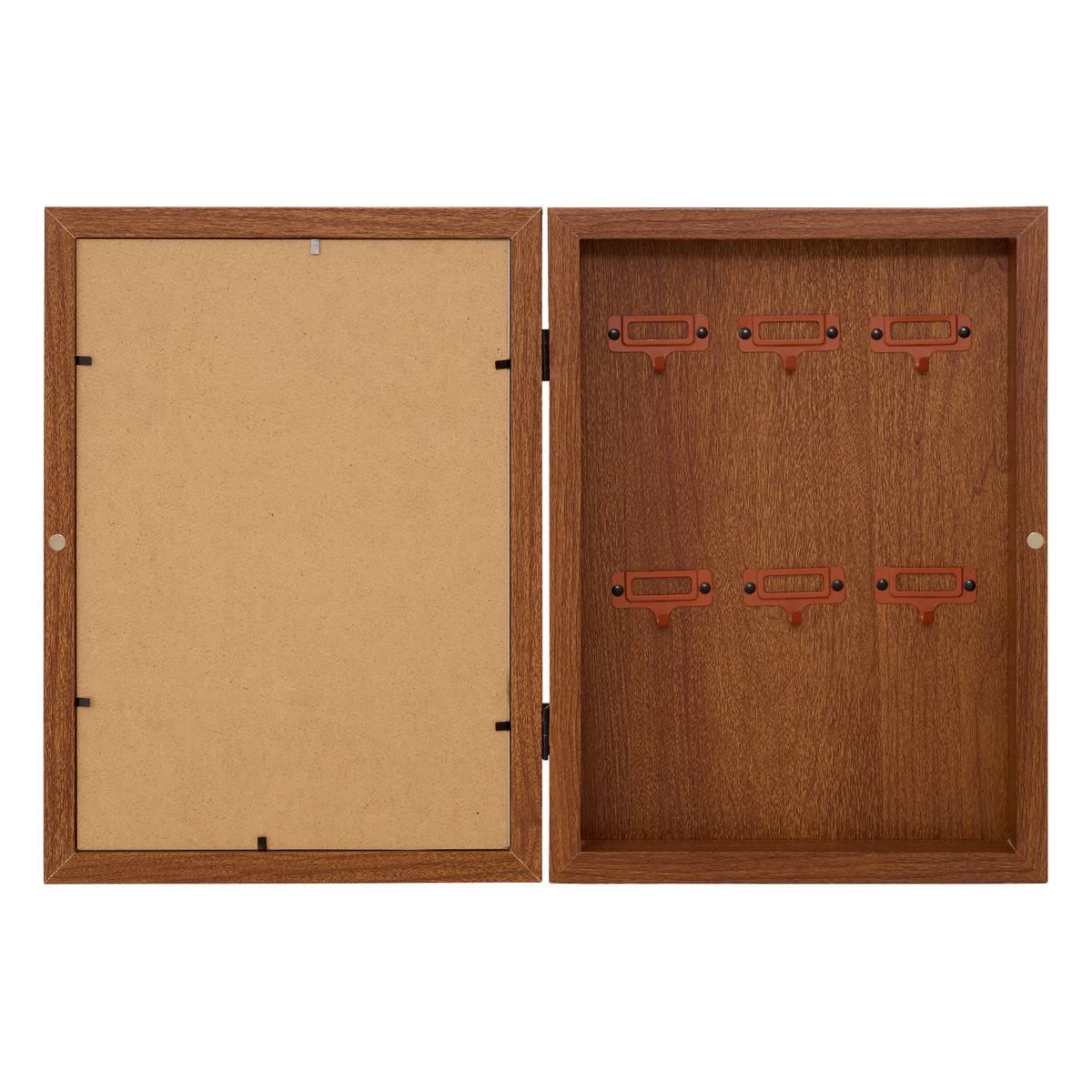Boîte à clés rectangulaire HOMY marron, ATMOSPHERA