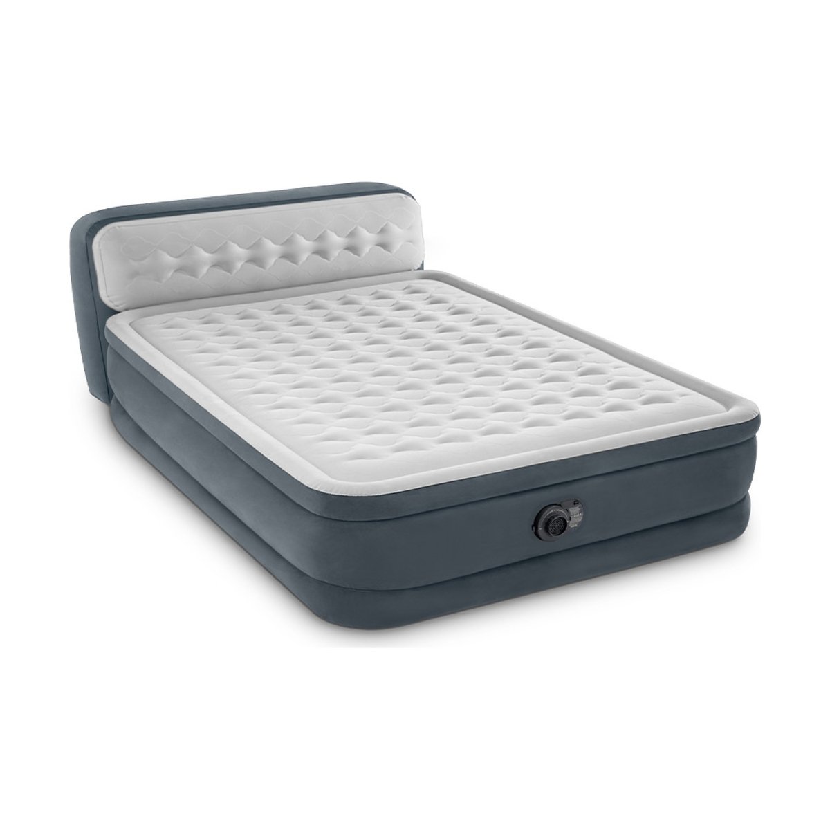 Matelas gonflable Ultra Plush Headboard gris, INTEX