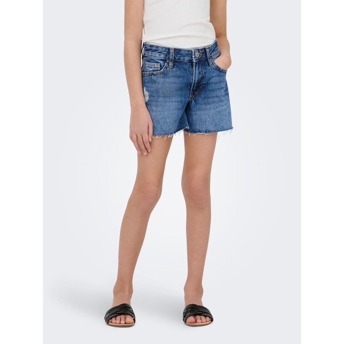 Short En Denim medium blue denim, KIDS ONLY