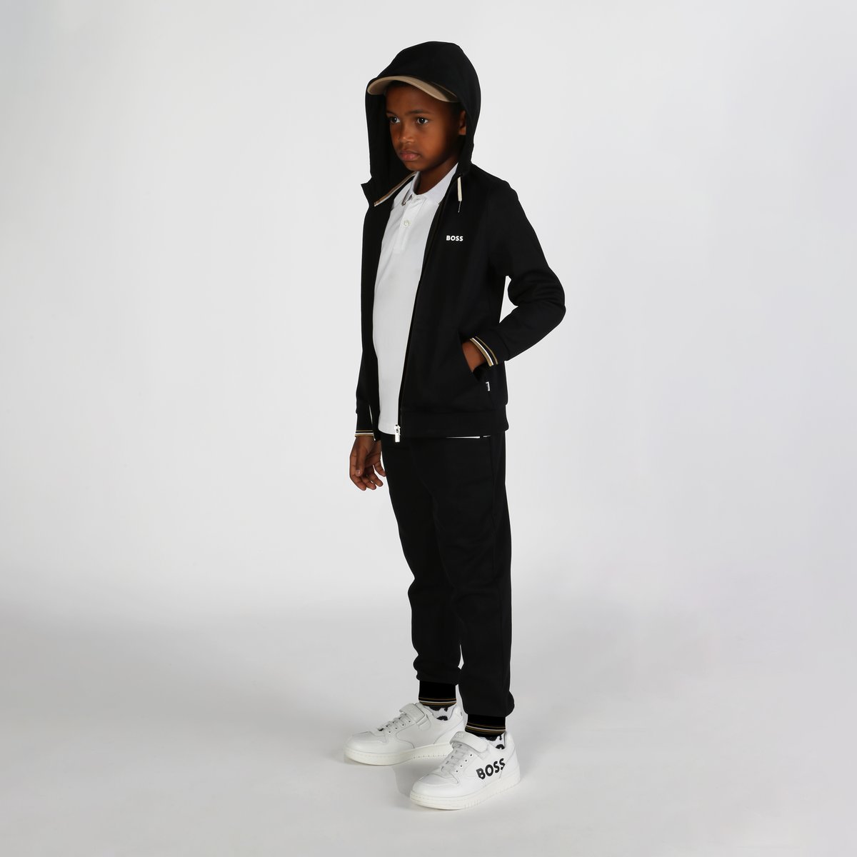 Cardigans à manches longues black, BOSS KIDSWEAR