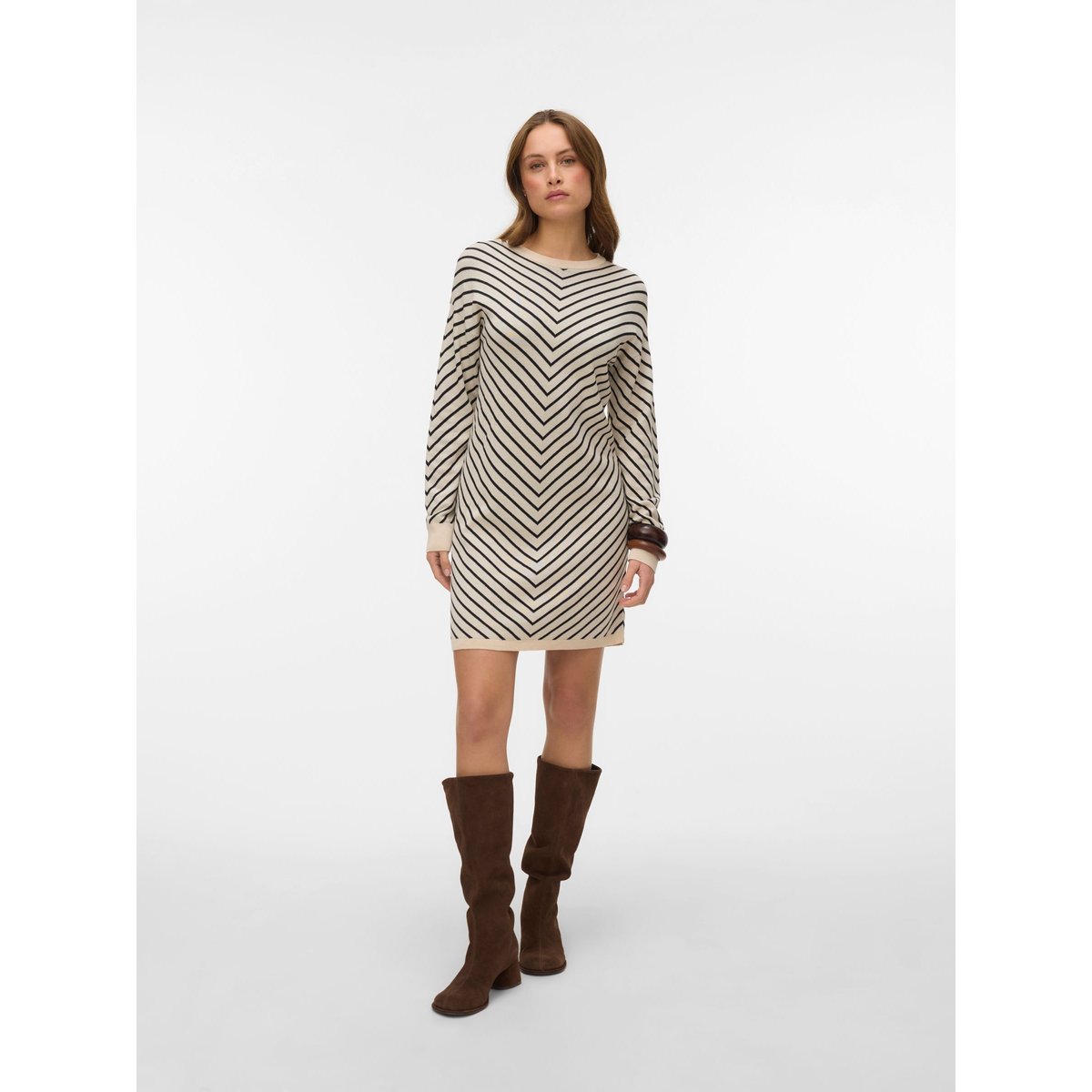 Robe En Maille birch, VERO MODA
