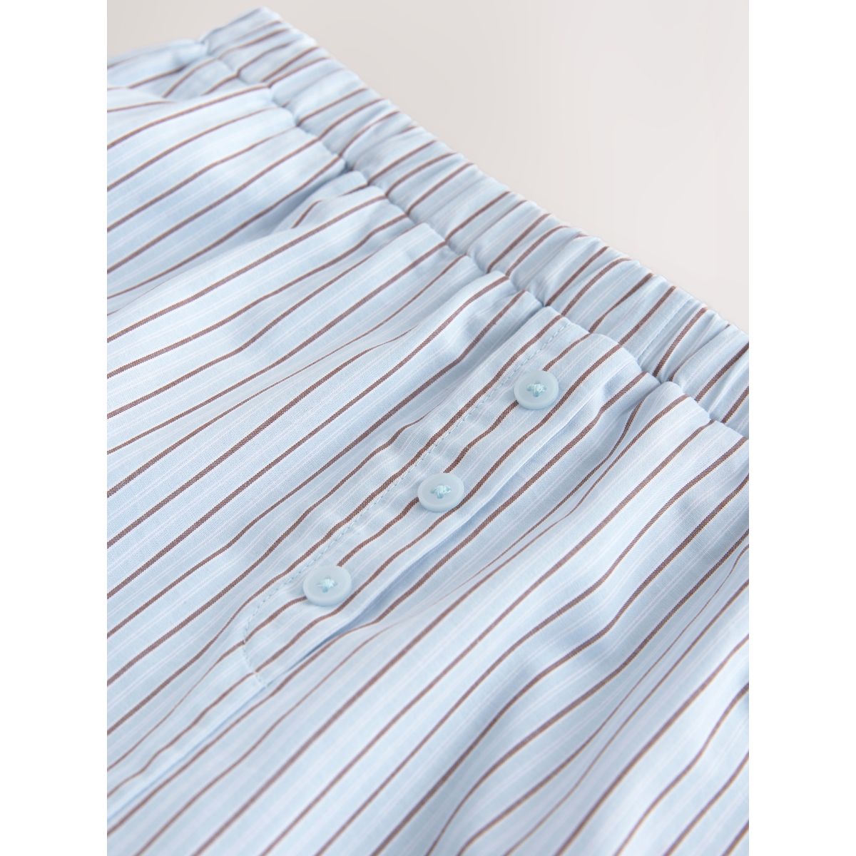Mini jupe-short rayures bleues/marron, NEXT