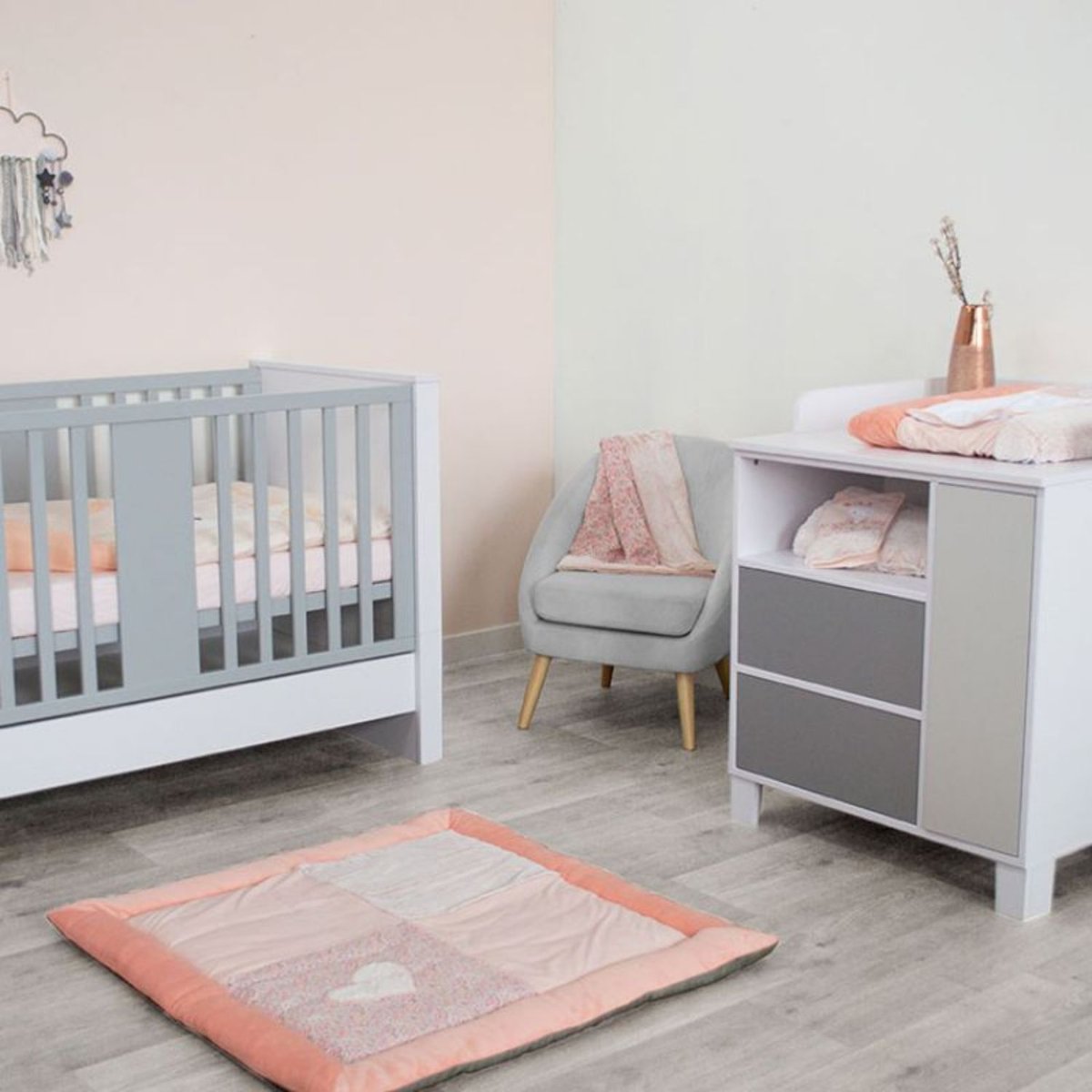 Couverture Snow rose clair, DOMIVA