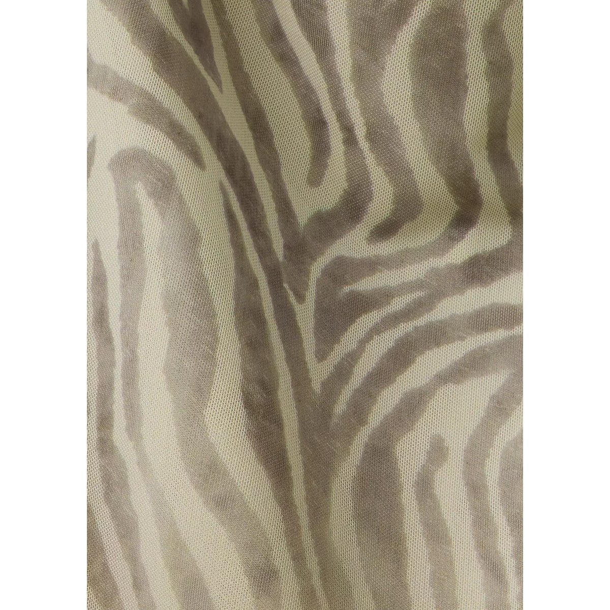 Robe drapé imprimé zèbre gris clair/pastel, MANGO