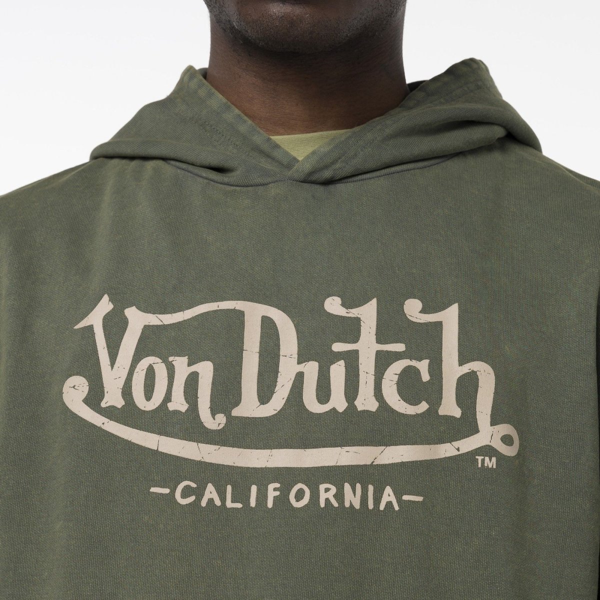 Sweat à capuche YOUTH kaki, VON DUTCH