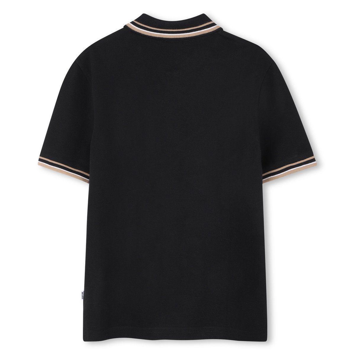 Polo à manches courtes black, BOSS KIDSWEAR