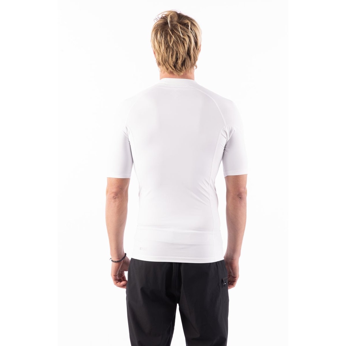 T-shirt anti-UV ajusté à manches courtes pour homme AZ blanc, RIP CURL