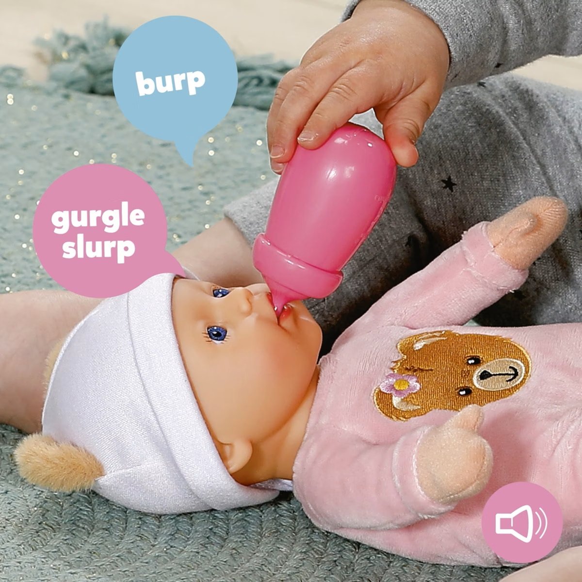 Baby Born Baby Rosie poupée interactive 30 cm rose, ZAPF CREATION