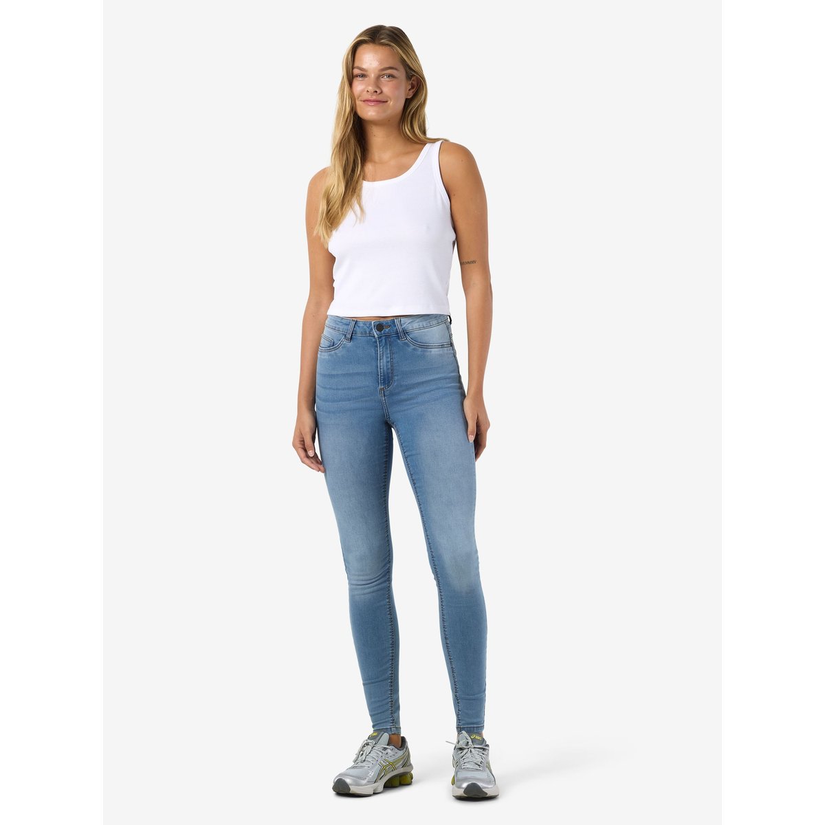 Jean Skinny light blue denim, NOISY MAY