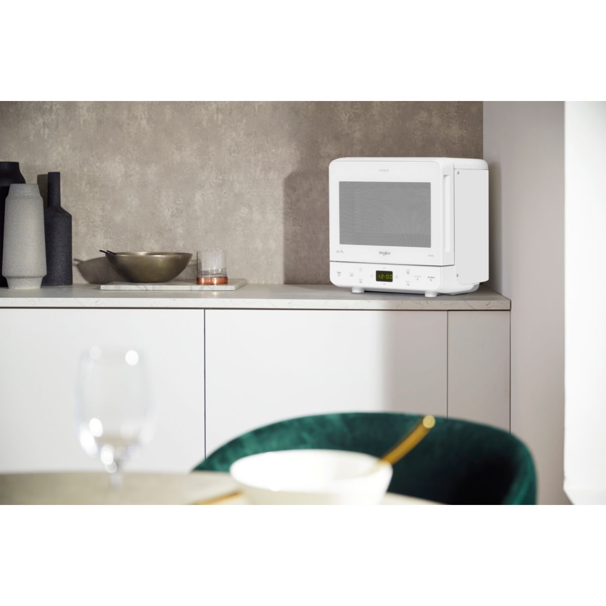 Micro ondes grill MAX38FW crisp blanc, WHIRLPOOL