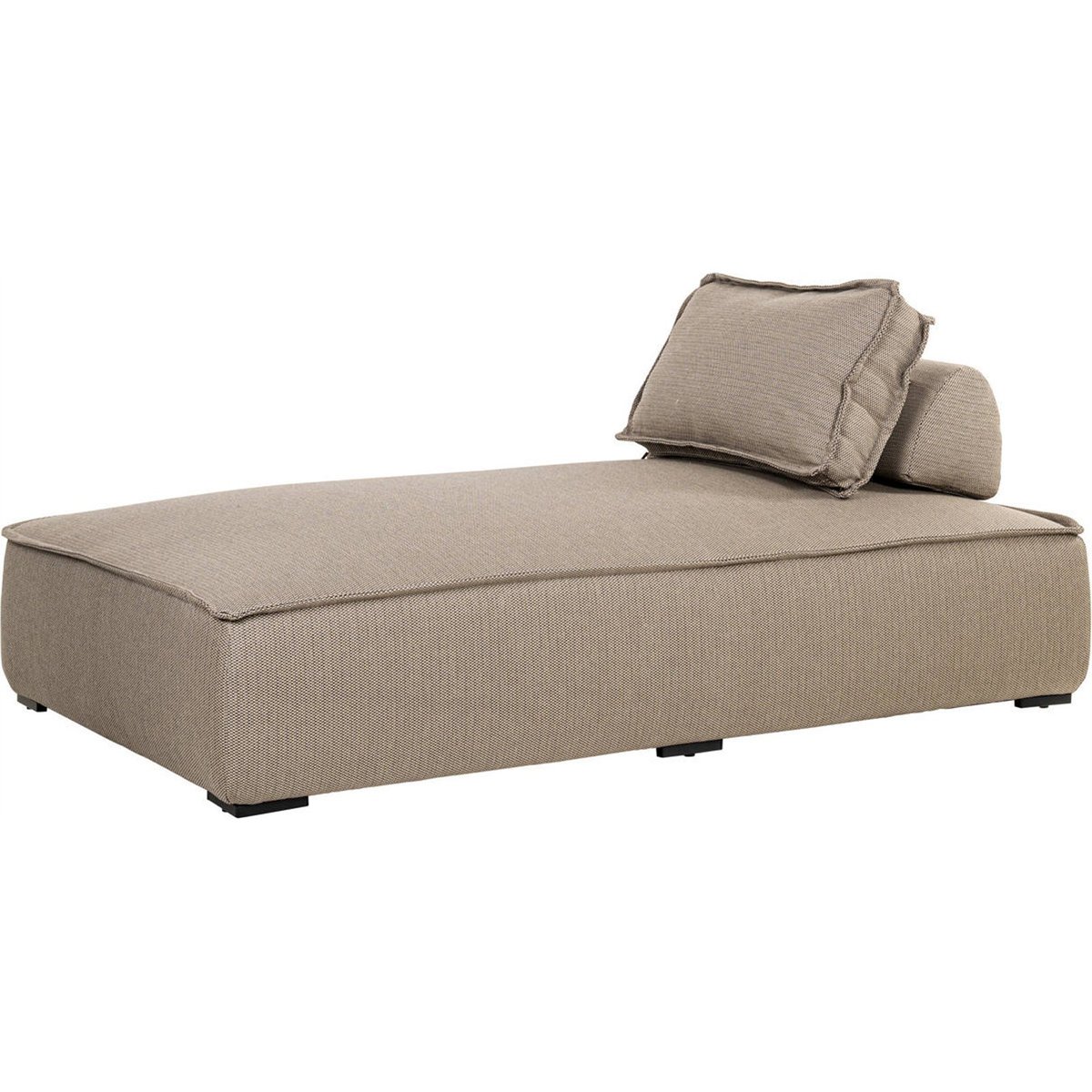 Bain de soleil d'extérieur en aluminium taupe, RECOLLECTION
