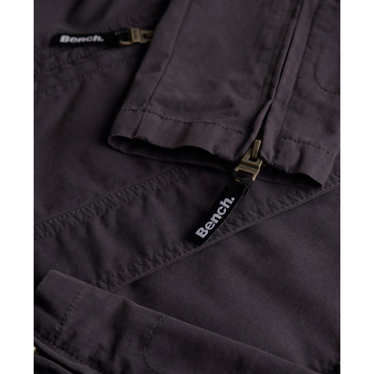 Veste Col Montant Bench Pêche anthracite/ dune, SUPERDRY