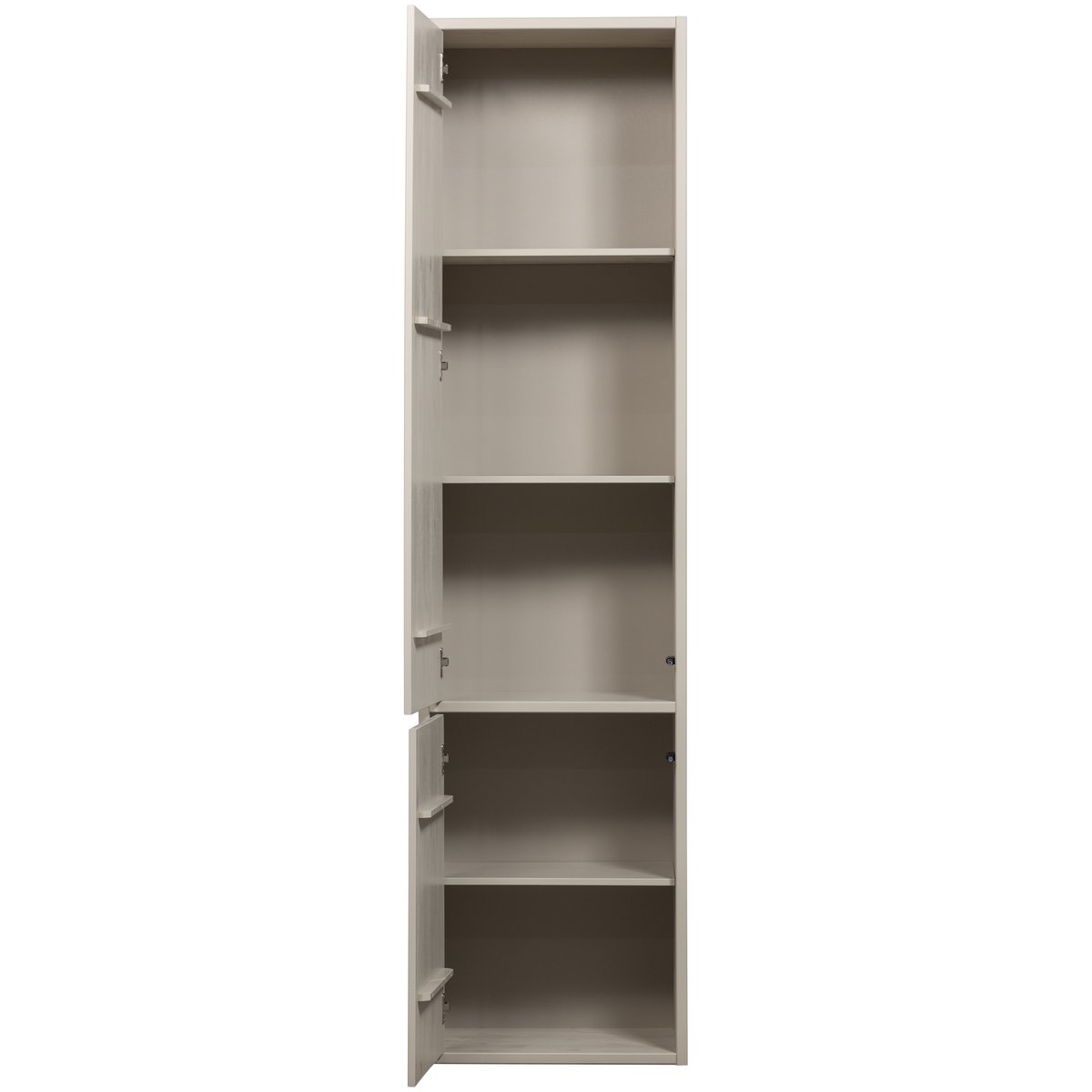 Armoire de rangement étroite en pin MEGGY dust, WOOOD