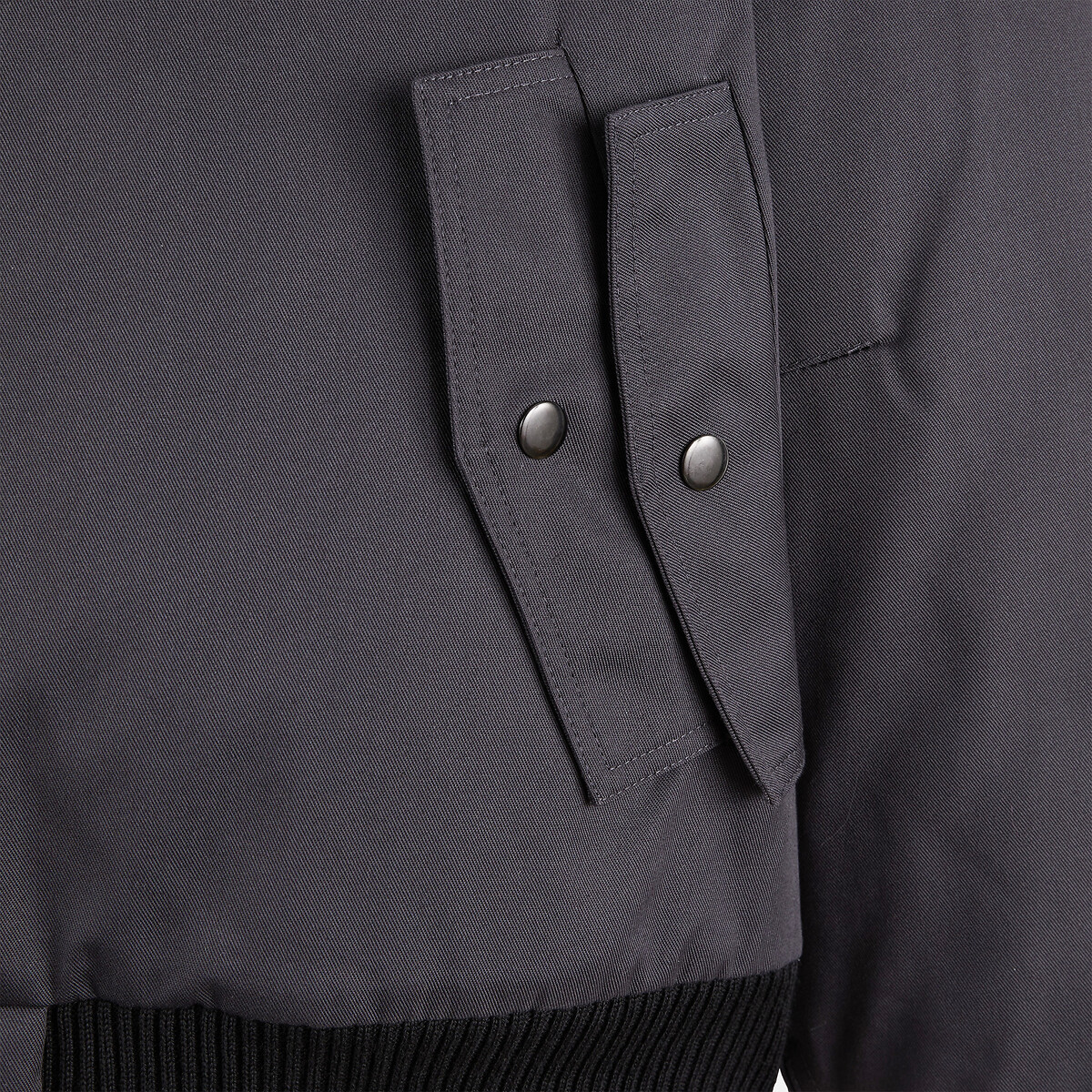 Giacca in spirito motociclista, in cotone rivestito grigio, LA REDOUTE X EWEN