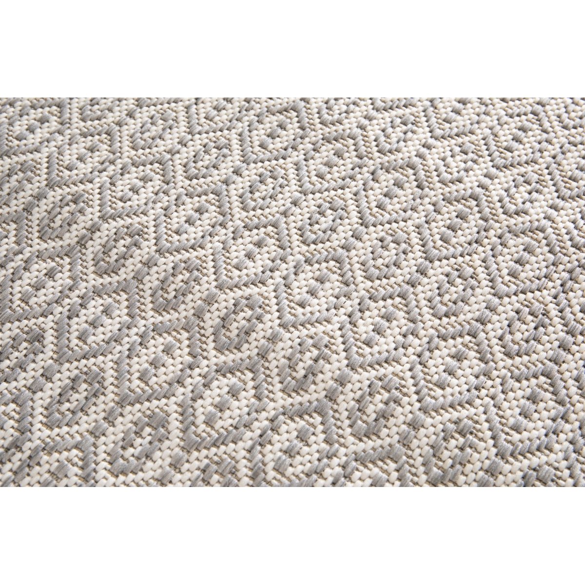 Tapis intérieur extérieur design contemporain MARBELLA gris minéral, AFK LIVING