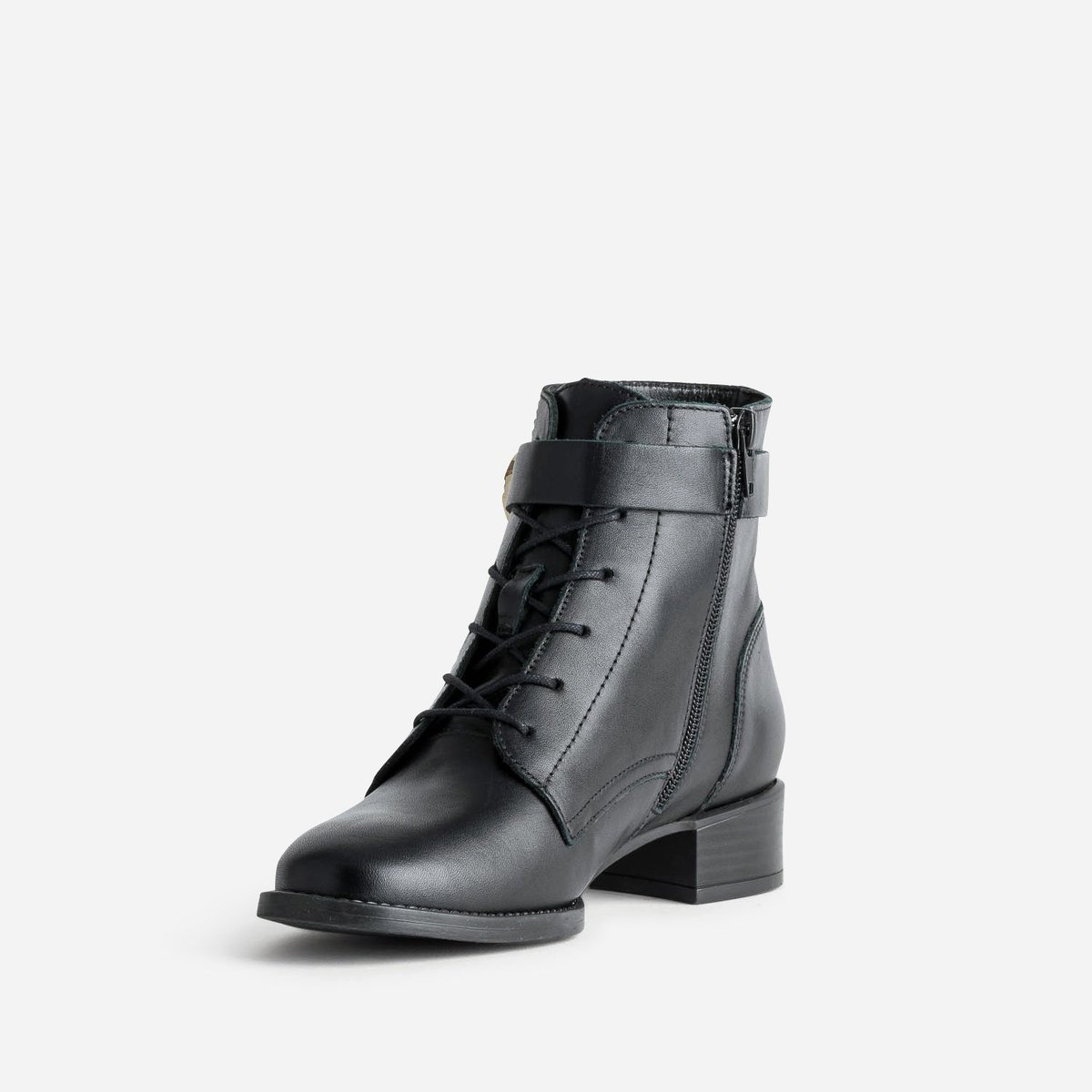 Boots en cuir MURIPA noir, ERAM