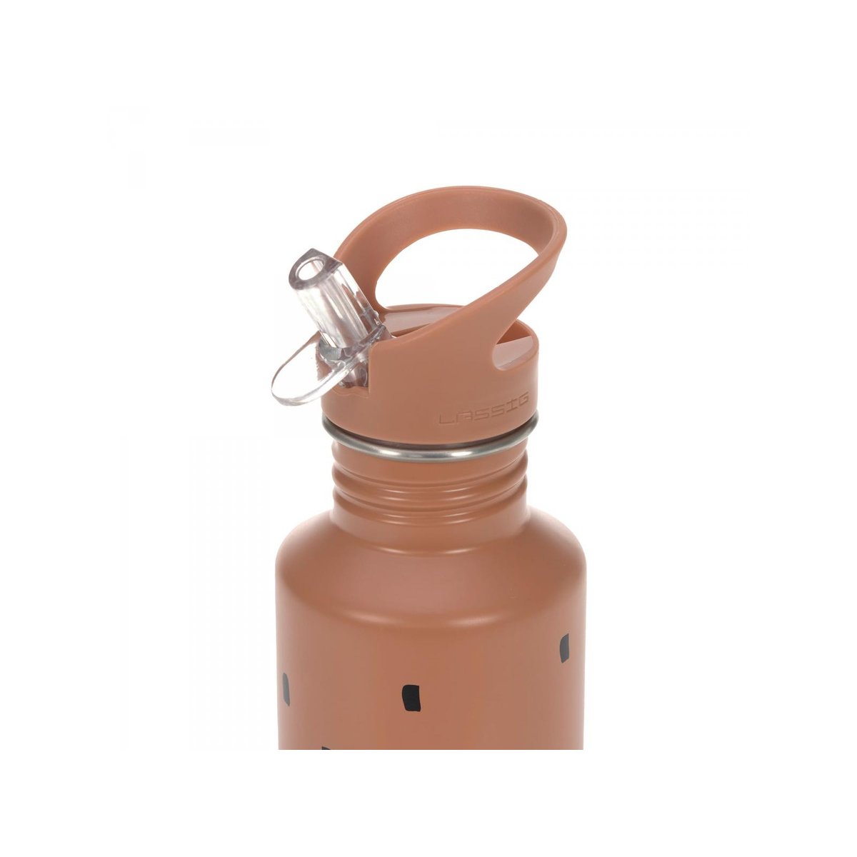 Gourde enfant caramel, noir, LASSIG