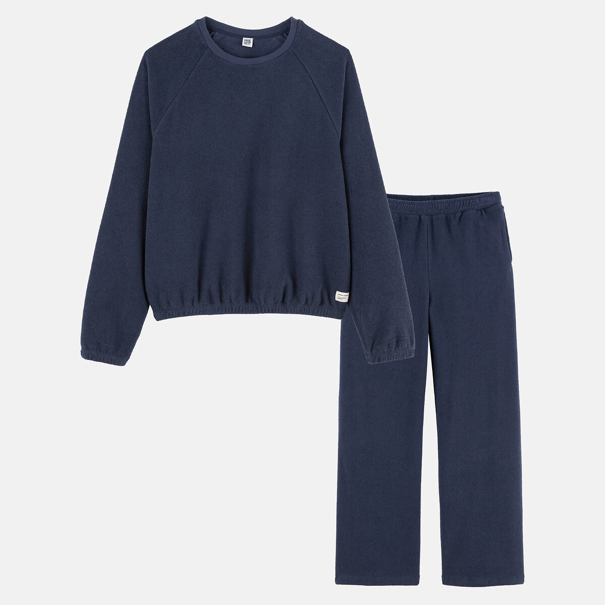 Towelling pyjamas navy, LA REDOUTE COLLECTIONS