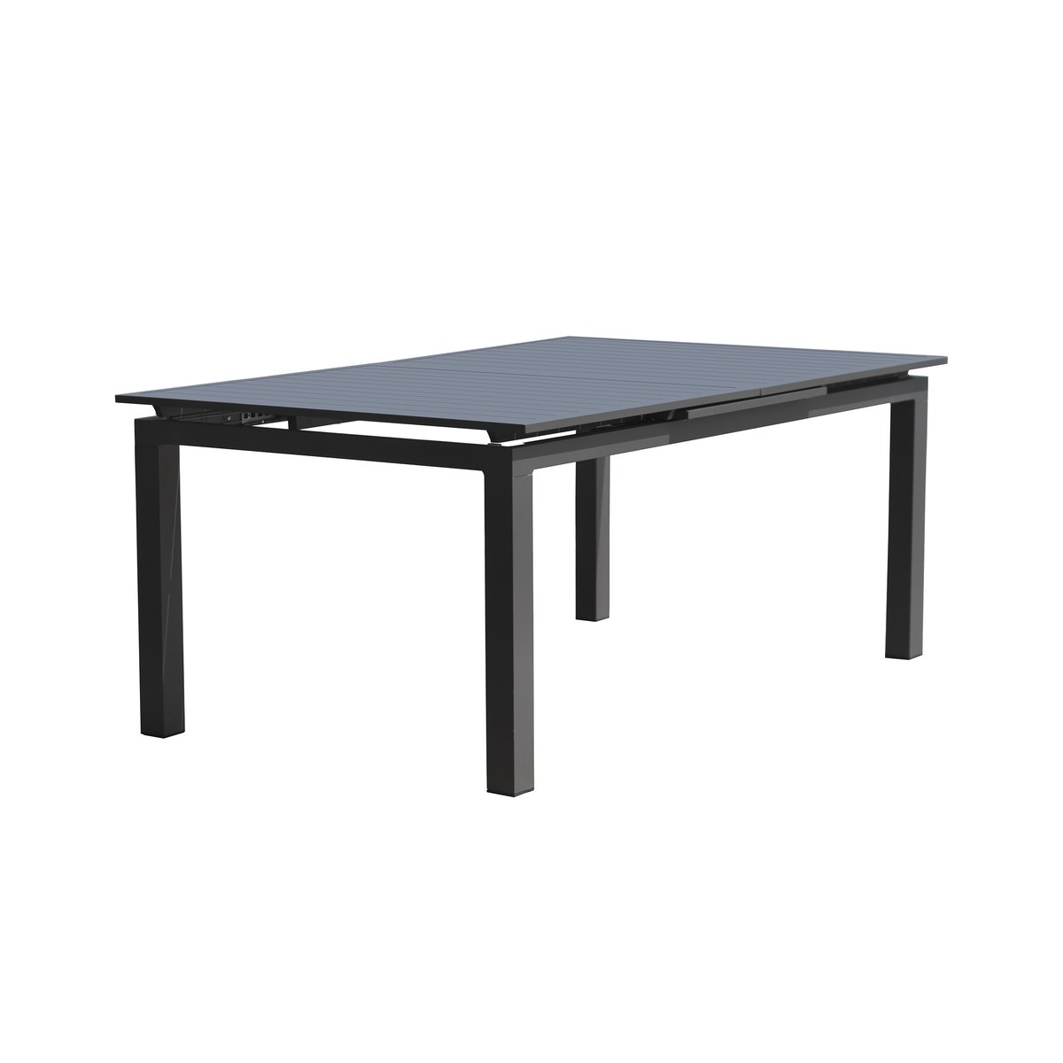Table de jardin 10 places en aluminium ALU-MIAMI gris anthracite, DCB GARDEN
