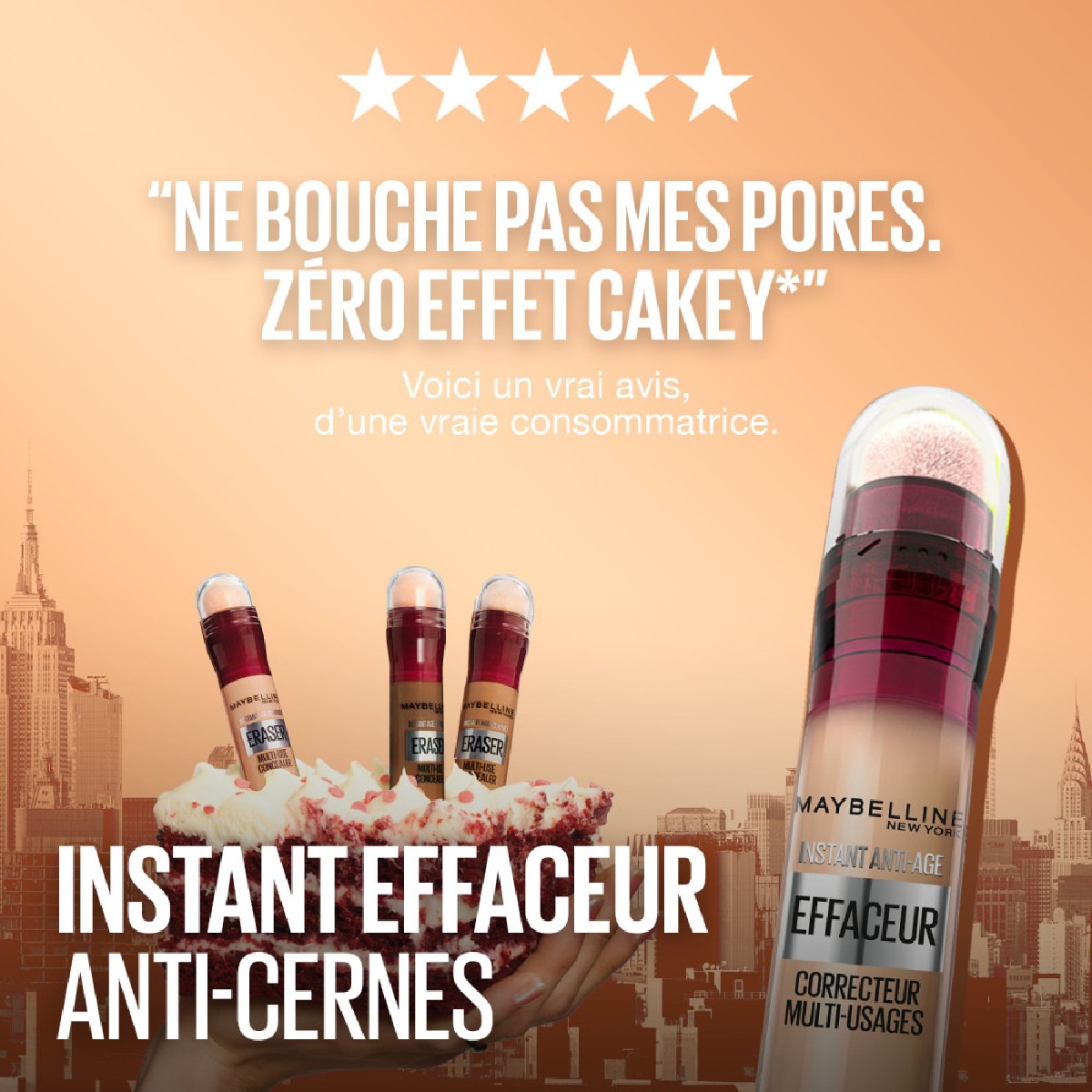 Lot de 2 Mascaras Volume et Longueur Illimitée cosmic black, MAYBELLINE NEW YORK