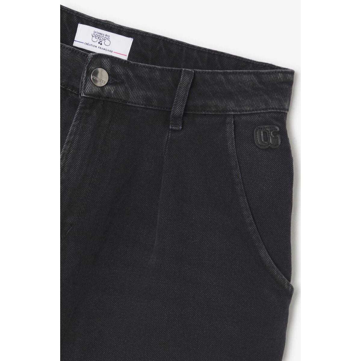 Bermuda short en jeans LOVA black, LE TEMPS DES CERISES
