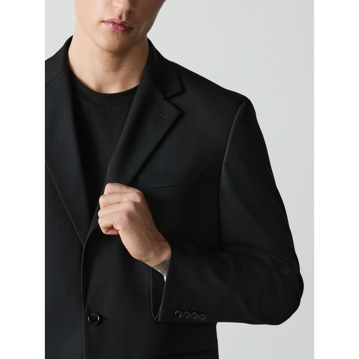 Veste de costume ample noir, NEXT