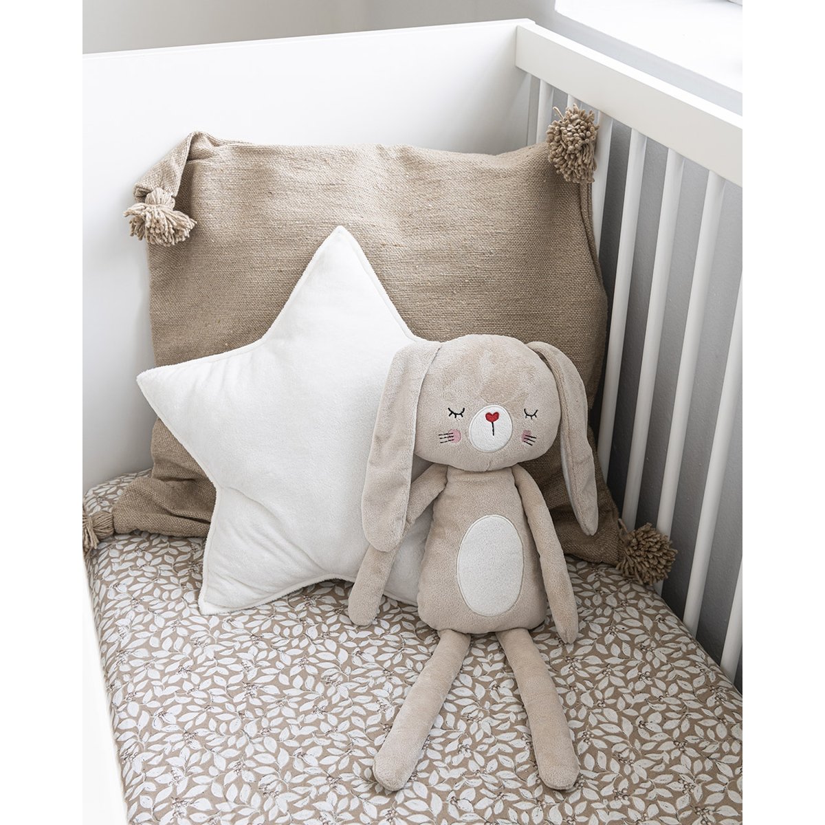 Peluche lapin LAPI beige, PETITE AMELIE