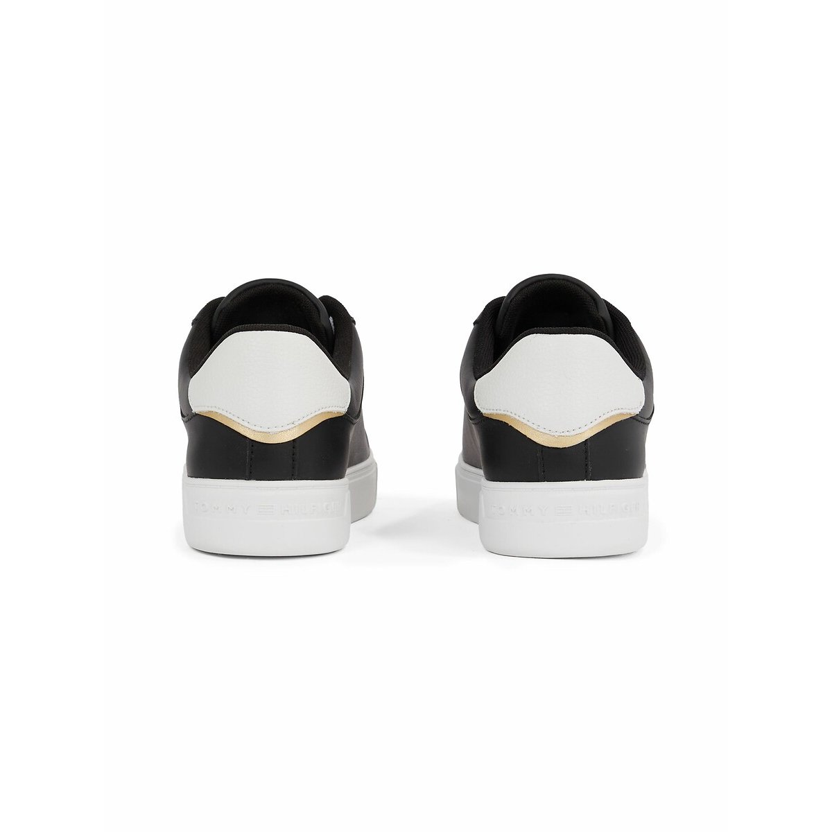 Sneakers Court in pelle Essential nero , TOMMY HILFIGER